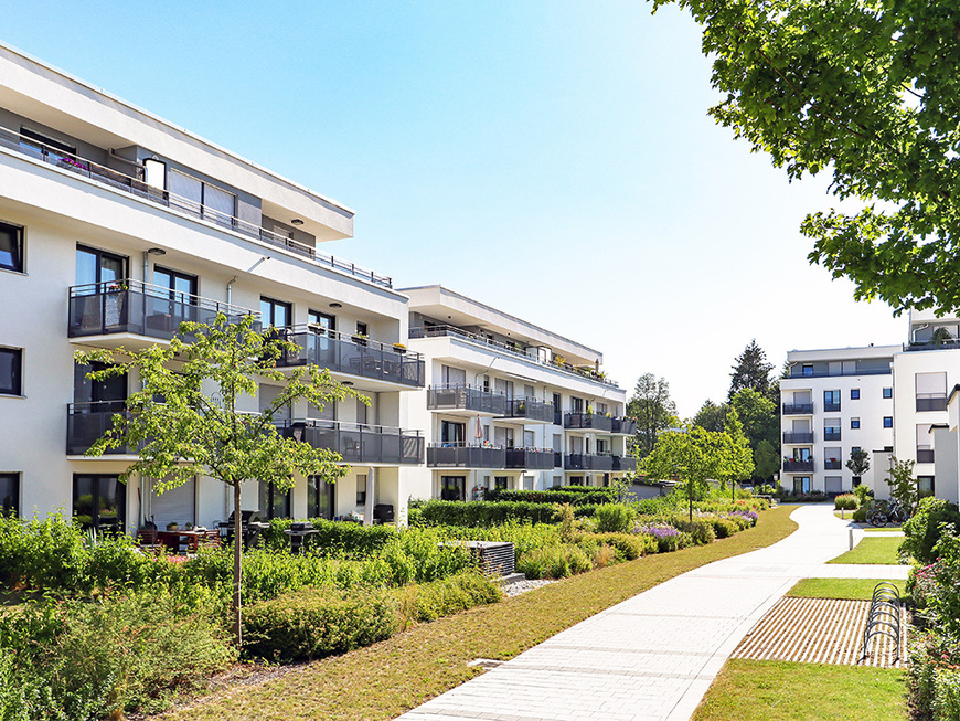 Smart, modern, build-to-rent apartment properties in sunny London complex
